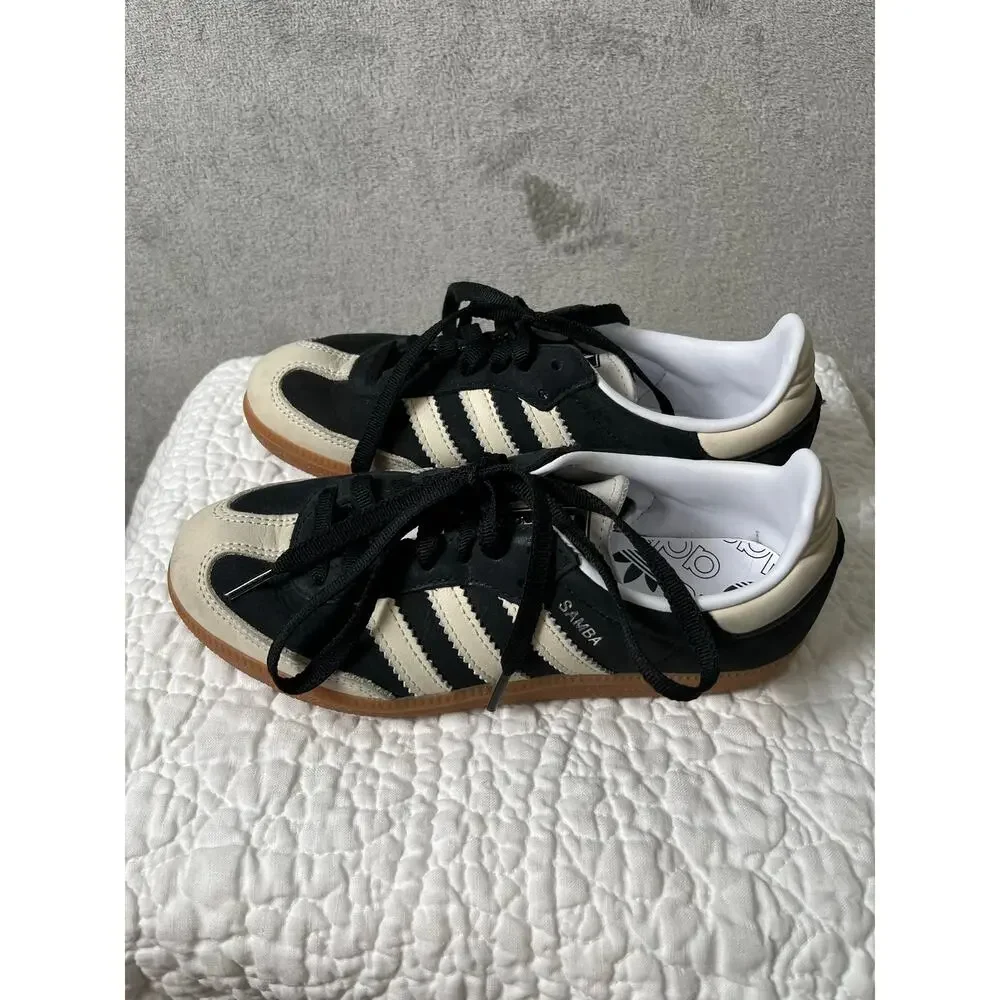 Adidas Originals Samba OG Black White Gum Sole Low Top Casual Classic Sneakers 5